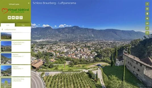 Tour virtuale Lana e dintorni · Lana und Umgebung